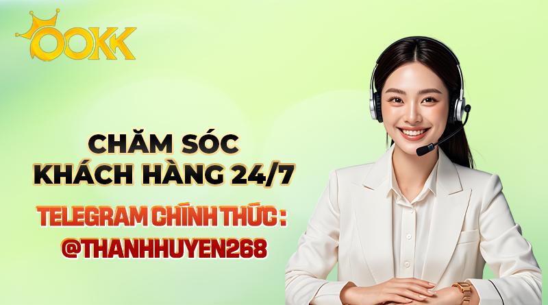 OOKK Casino – Dịch vụ khách hàng trực tuyến 24/7 tận tâm